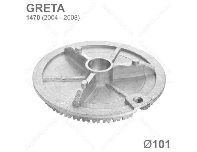 Рассекатель большой горелки для газовой плиты GRETA 2004 - 2008 г.