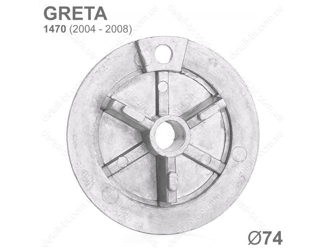 Рассекатель средней горелки для газовой плиты GRETA 2004 - 2008 г.