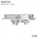 Рассекатель средней горелки для газовой плиты GRETA 2004 - 2008 г.