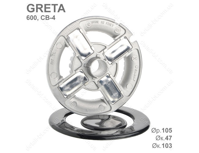 Турбо конфорка газовой плиты, варочной панели GRETA