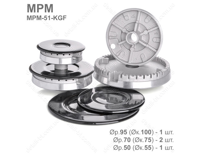 Конфорки для газовой плиты MPM Product