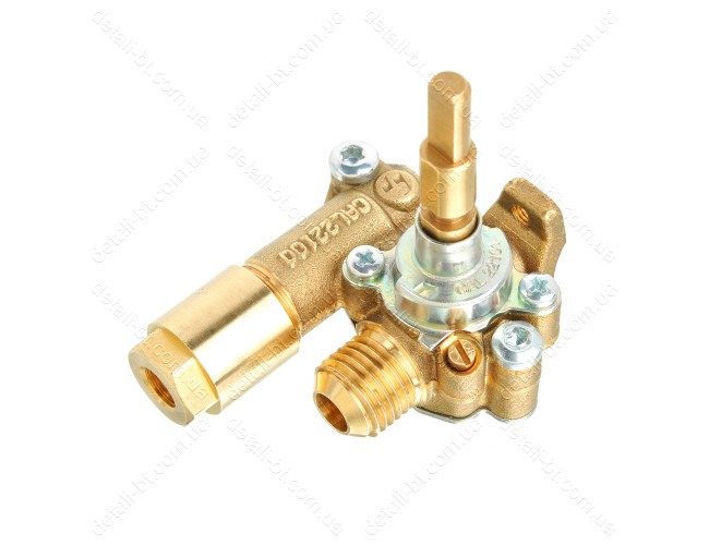 Кран газовый для варочной панели GEFEST 2100, 2120, 2150, 2230, 2231. CAL 22101/267.30 (ВМР-30)