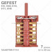 Переключатель мощности конфорок 7LA GOTTAK 870634 для электроплиты GEFEST