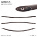 Ручка духовки для плиты GRETA 600 выпуском 2011-2022 (металлическая)