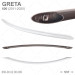 Ручка духовки для плиты GRETA 600 выпуском 2011-2022 (металлическая)