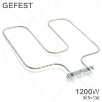 ТЭН для духовки плиты GEFEST. 1200W 365×330 (нижний)