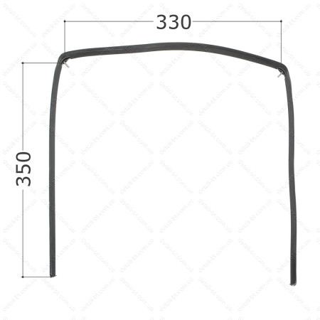 Уплотнитель духовки 350х330x350