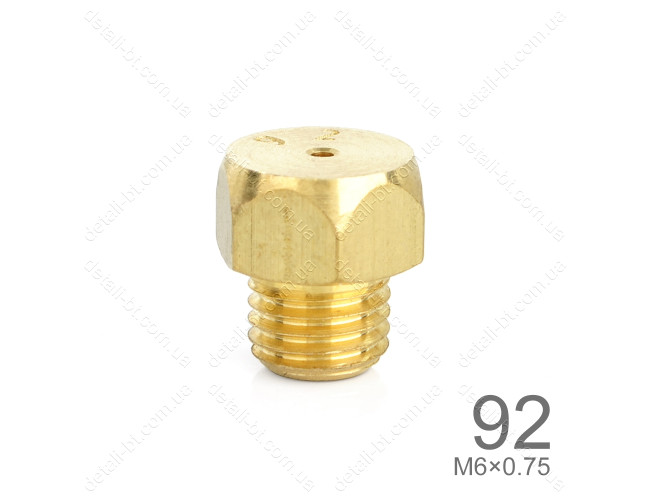 Форсунка "92" для газовой плиты (М6×0,75)